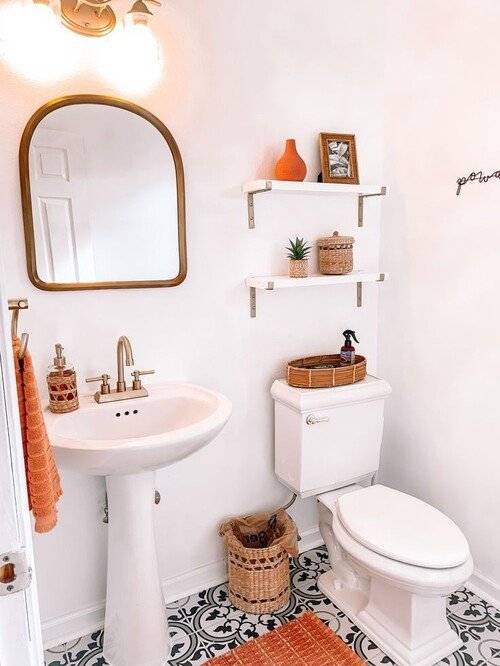 Energize your space with vibrant pops of bold orange