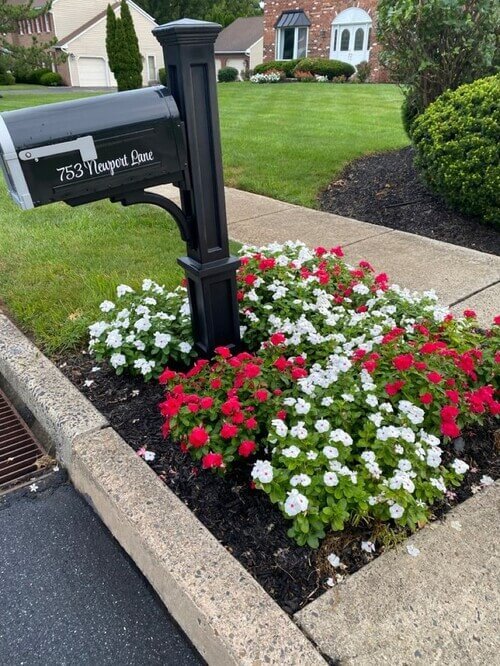 Transform your mailbox into a charming focal point with creative landscaping