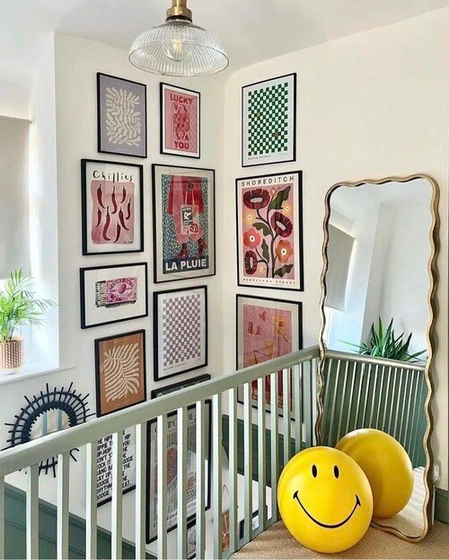 Vibrant retro-inspired prints